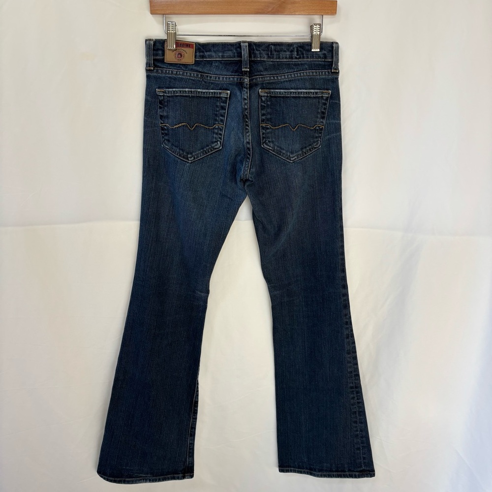 Red Engine Dark Blue Flare Jeans - Picture 2 of 9